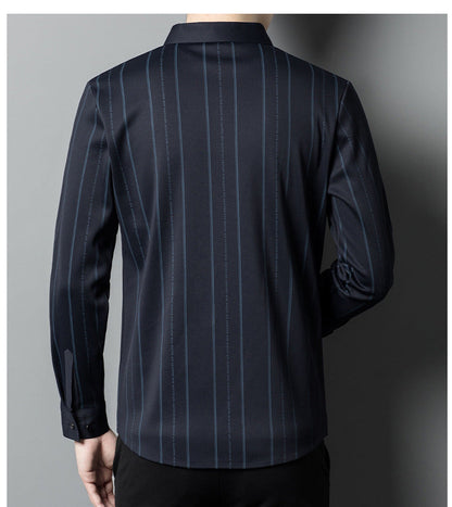 💖Knitterfreies, gefüttertes Stretch-Winterhemd für Herren👔