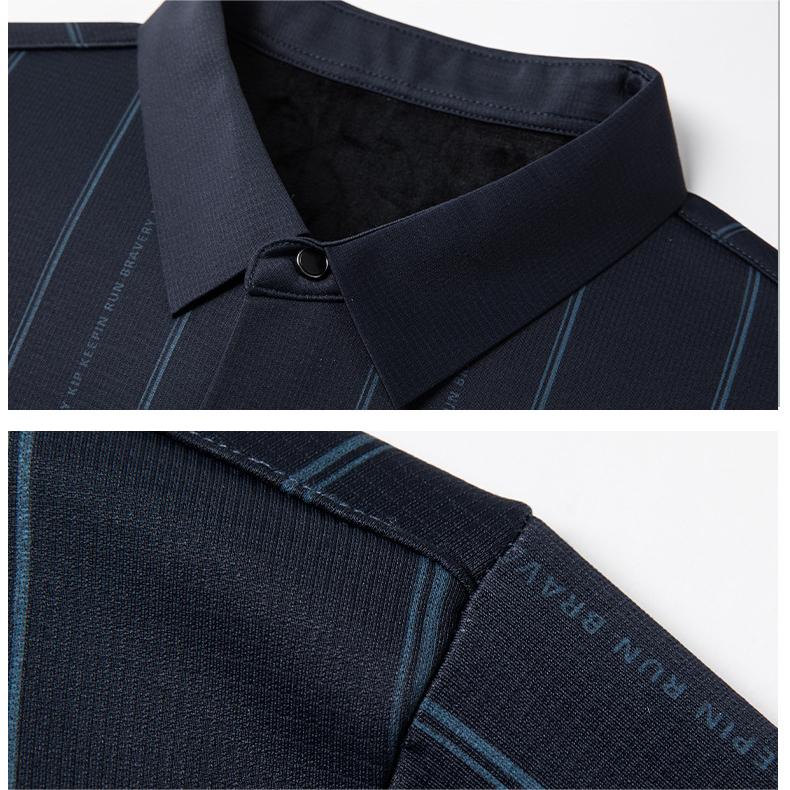 💖Knitterfreies, gefüttertes Stretch-Winterhemd für Herren👔