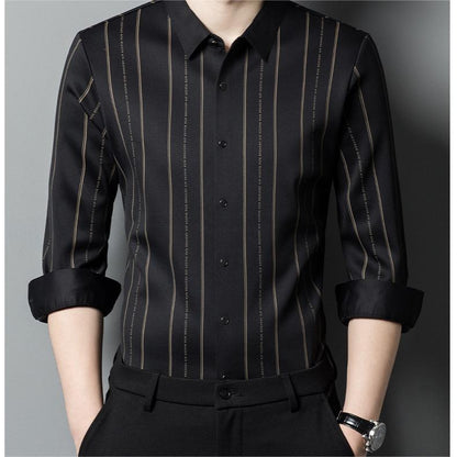 💖Knitterfreies, gefüttertes Stretch-Winterhemd für Herren👔