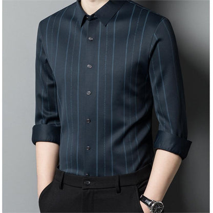 💖Knitterfreies, gefüttertes Stretch-Winterhemd für Herren👔