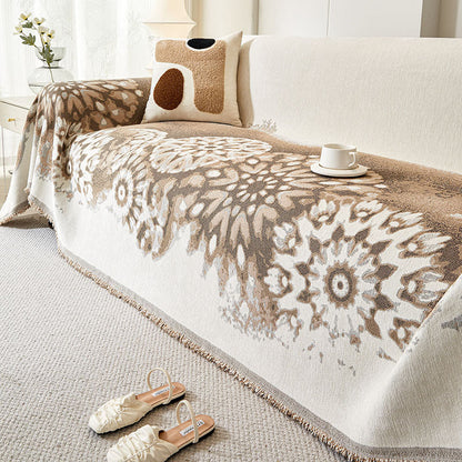 💥💖Elegante Sofabezüge aus Chenille mit Quasten, die Katzenkratzer abhalten
