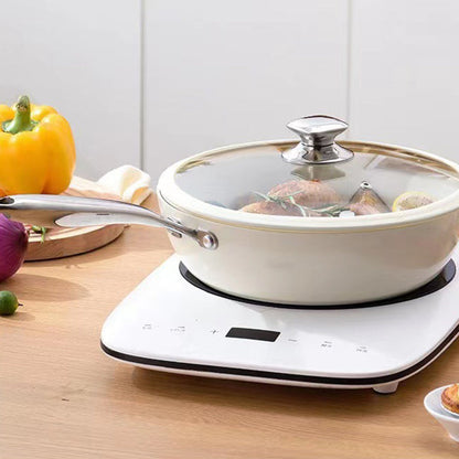 🌸Herbstschlussverkauf🌸Zeitlich begrenzt 31%RABATT+Kostenloser Versand🔥 Kieselkeramik-Wok mit echter Antihaftbeschichtung
