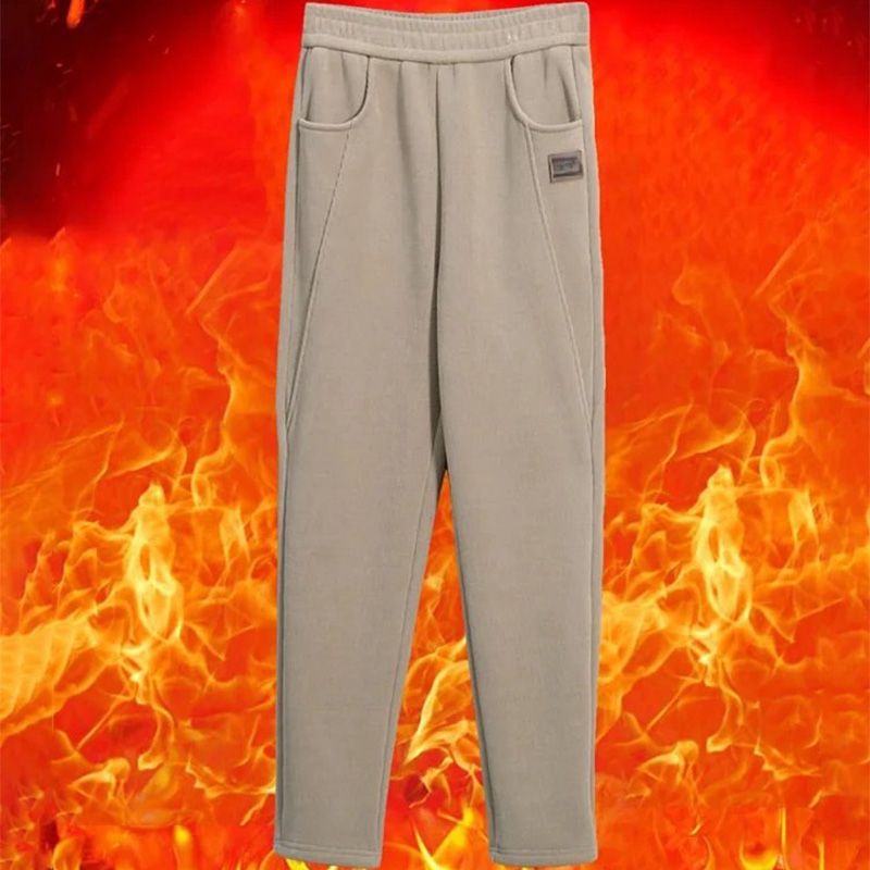 🎁Warme, mit Fleece gefütterte Hose mit hoher Taille für Frauen❄️🌞