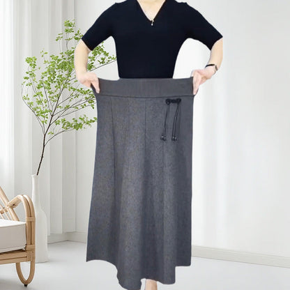Das beste Geschenk von allen🎁Elastischer dicker langer Rock mit hoher Taille für Damen💖