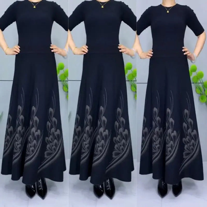 ✨Eleganter A-Linien-Rock aus Kunstwolle mit hoher Taille für Damen👗💖