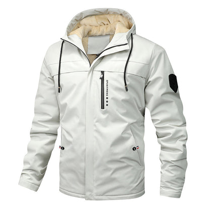 ❄️Winter Specials❄️ Herren Freizeitjacke Windbreaker mit dicker Kapuze