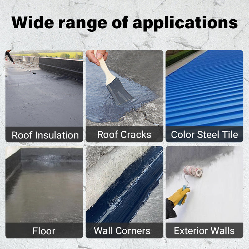 😎Quick-Drying Anti-Leakage Roof Waterproofing Sealant💧