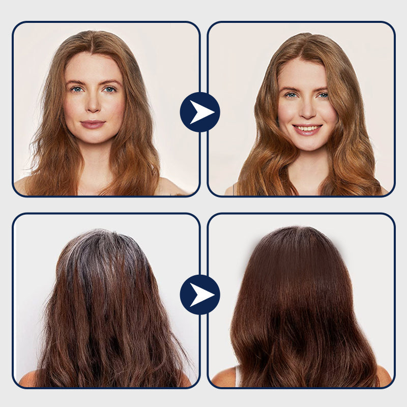 🍀Haarfärbecreme auf pflanzlicher Basis - Milde Formel, lang anhaltend