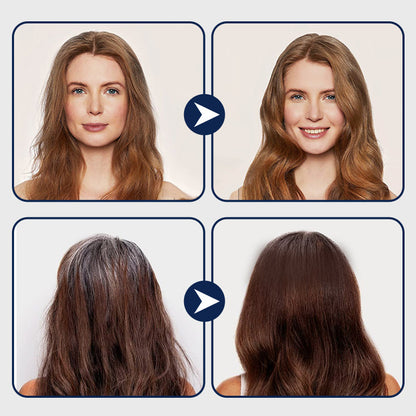 🍀Haarfärbecreme auf pflanzlicher Basis - Milde Formel, lang anhaltend