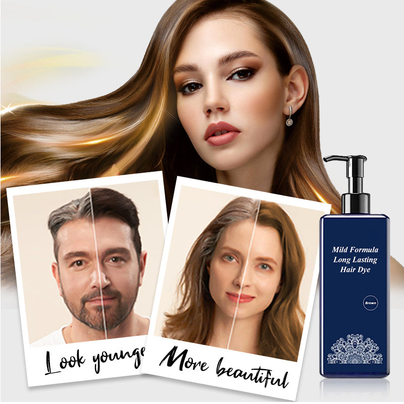 🍀Haarfärbecreme auf pflanzlicher Basis - Milde Formel, lang anhaltend