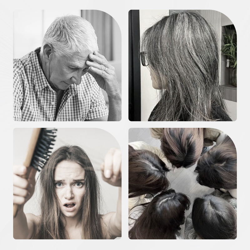 🍀Haarfärbecreme auf pflanzlicher Basis - Milde Formel, lang anhaltend