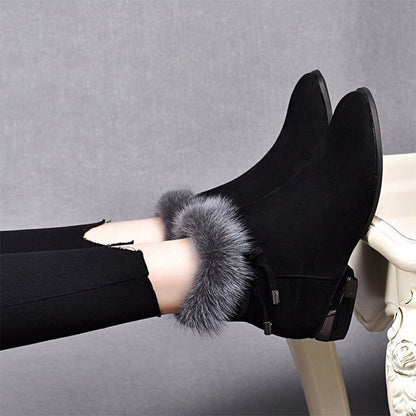 ❄️Winter Specials❄️ Modische, warme, dicke und rutschfeste Stiefelette für Frauen