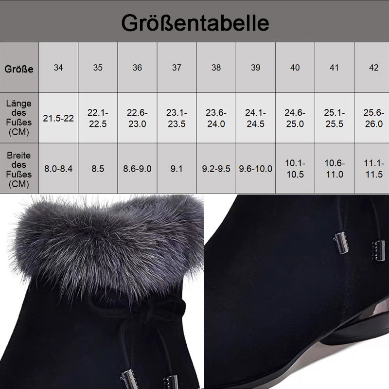 ❄️Winter Specials❄️ Modische, warme, dicke und rutschfeste Stiefelette für Frauen