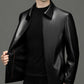 ✨Klassische PU-Lederjacke mit Frontreißverschluss für Herren🎁