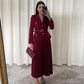 🎄✨Weihnachts-Specials 50% RABATT🎄Zweiteiliges Set aus Reversblazer und Faltenrock für Damen 👗(mit Gürtel)