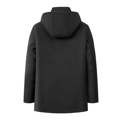 🎅 Kerst Aanbieding 🎁 Heren Winter Parka Jas met Capuchon ❄️🧥