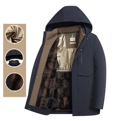 🎅 Kerst Aanbieding 🎁 Heren Winter Parka Jas met Capuchon ❄️🧥