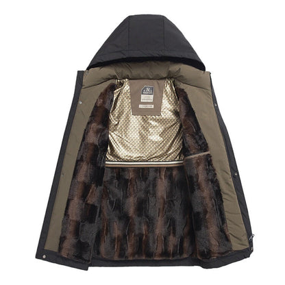 🎅 Kerst Aanbieding 🎁 Heren Winter Parka Jas met Capuchon ❄️🧥