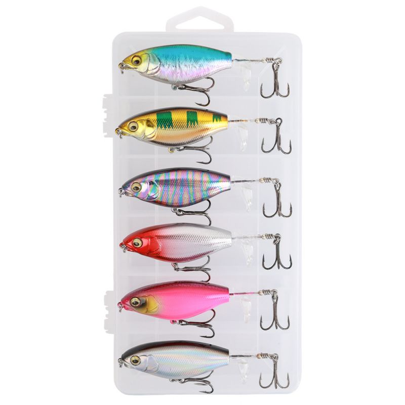 🐠🏝️Bionisches Angelköder-Set mit 3 Haken & 360° Propellerblatt✨