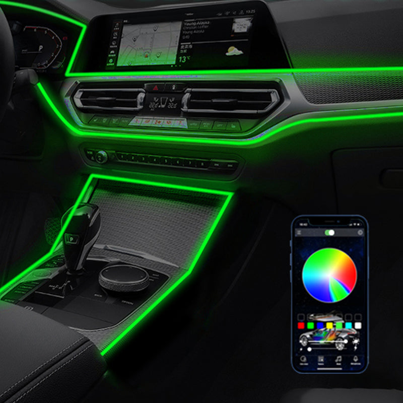 🎆✨Atmosphäre Neonstreifenlicht für Innenauto -Panel🚗