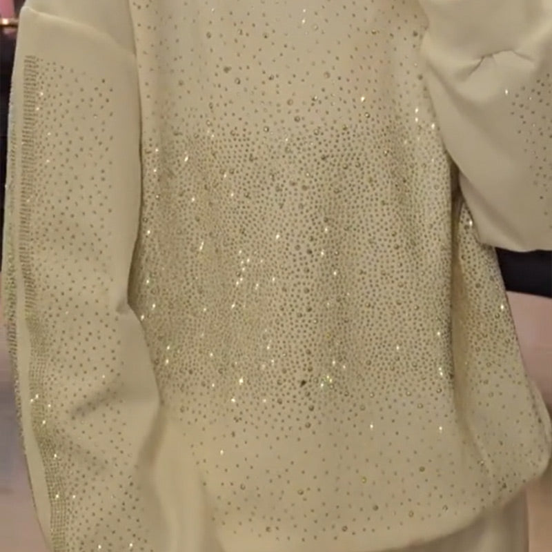 ✨Stilvoll und komfortabel✨Damenmode Glänzend Übergröße 2-Teiliges Set