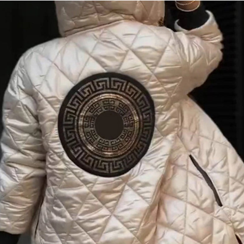 ❄️Winter-Specials❄️Hooded Reißverschluss warme wattierte Jacke für Frauen🌸