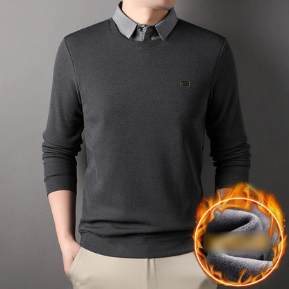👍Falscher zweiteiliger warmer Strickpullover für Herren💥