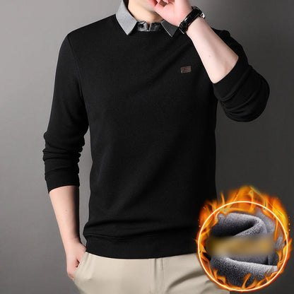 👍Falscher zweiteiliger warmer Strickpullover für Herren💥