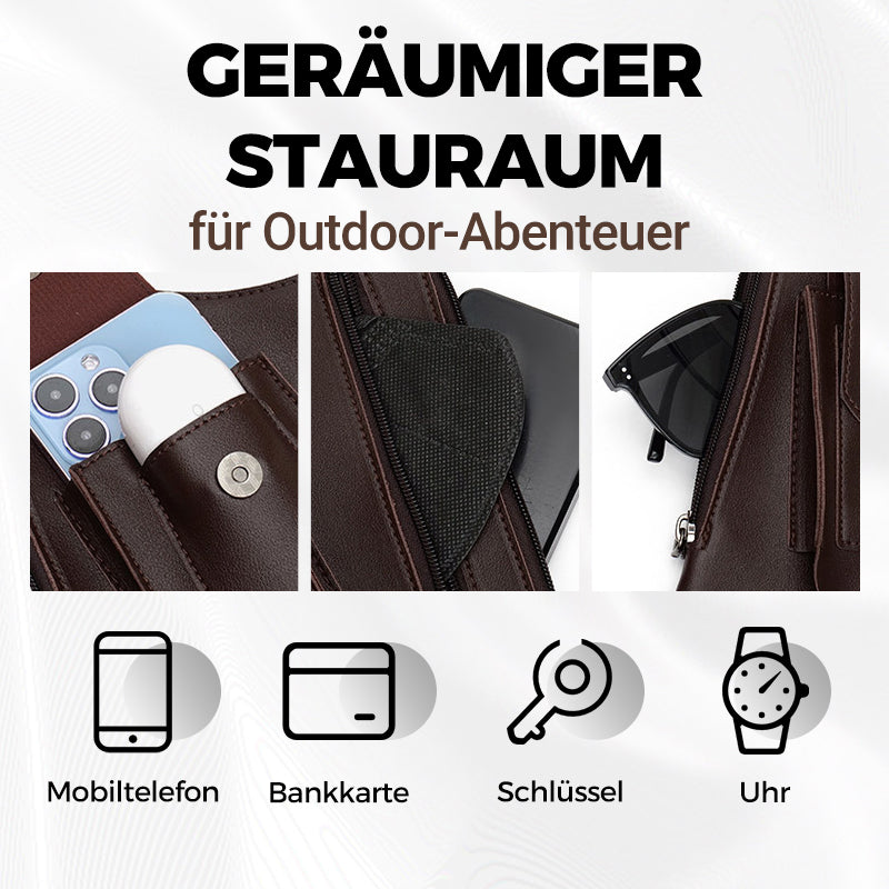 Diebstahlsichere Outdoor-Unterarm-Schultertasche für Herren