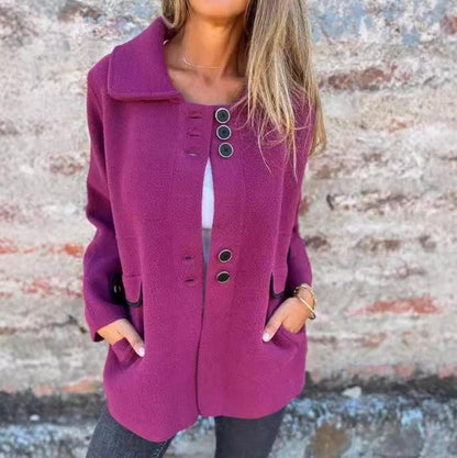 ❄️Winter Specials❄️ Elegante warme Tweedjacke für Damen🌈