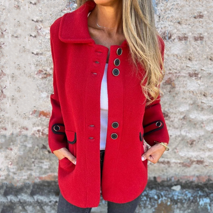 ❄️Winter Specials❄️ Elegante warme Tweedjacke für Damen🌈
