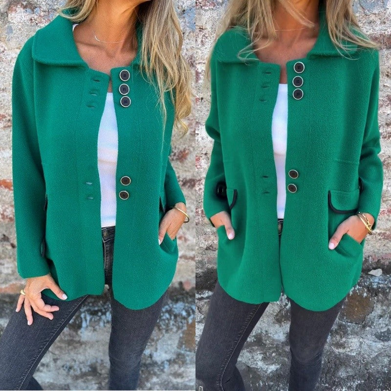 ❄️Winter Specials❄️ Elegante warme Tweedjacke für Damen🌈