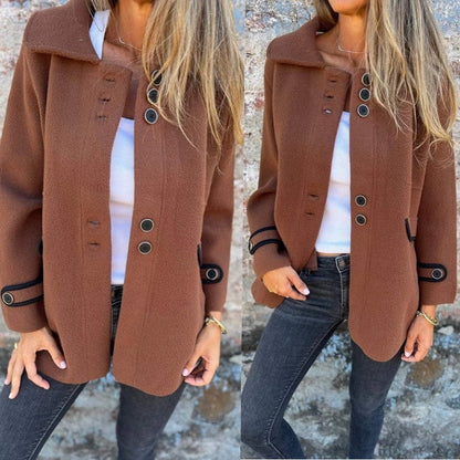 ❄️Winter Specials❄️ Elegante warme Tweedjacke für Damen🌈