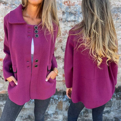❄️Winter Specials❄️ Elegante warme Tweedjacke für Damen🌈