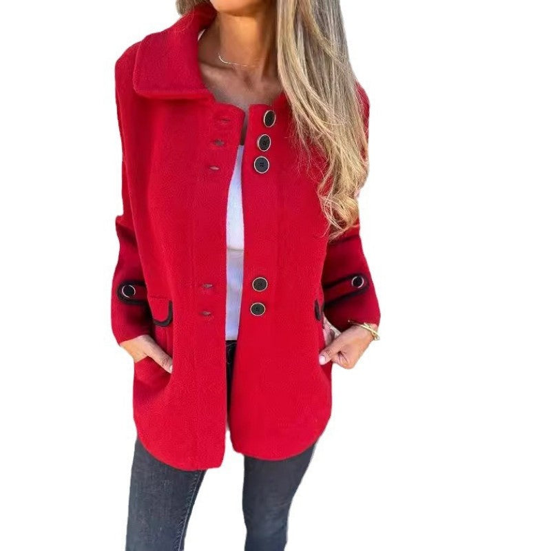 ❄️Winter Specials❄️ Elegante warme Tweedjacke für Damen🌈