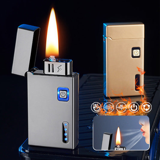 🧳🎁Weihnachtsvorverkauf🔥Wiederaufladbares Induktionskerosinfeuerzeug mit Indikator