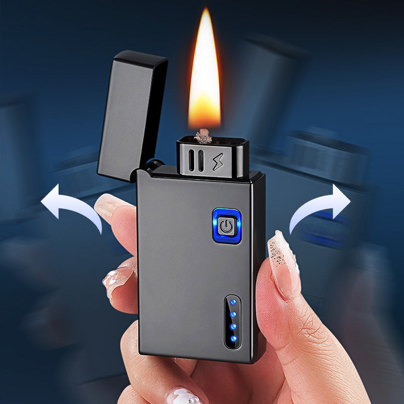 🧳🎁Weihnachtsvorverkauf🔥Wiederaufladbares Induktionskerosinfeuerzeug mit Indikator