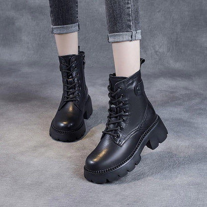 Orthopädische bequeme Lederstiefel für Frauen - ideales Geschenk