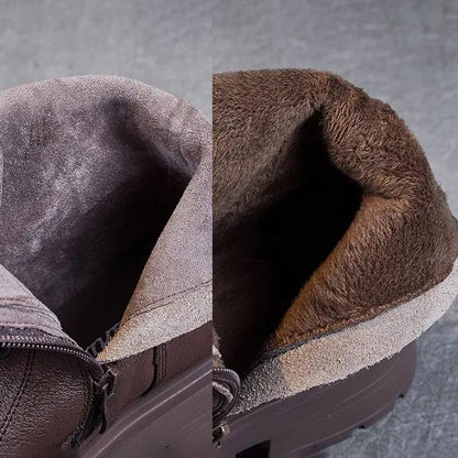 Orthopädische bequeme Lederstiefel für Frauen - ideales Geschenk
