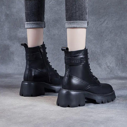 Orthopädische bequeme Lederstiefel für Frauen - ideales Geschenk