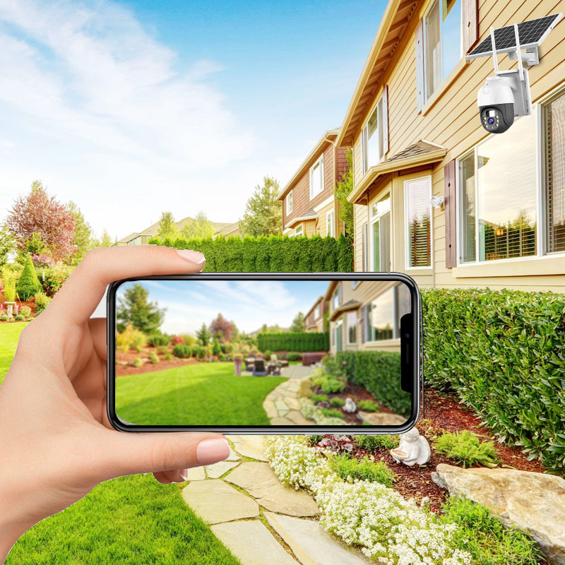 🎁2024 Neue Aktualisierungen✨🎥Solarbetriebene Fernüberwachungskamera