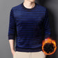 🎅Weihnachtsvorverkauf🎁Warmer modischer Herren-Streifenpullover