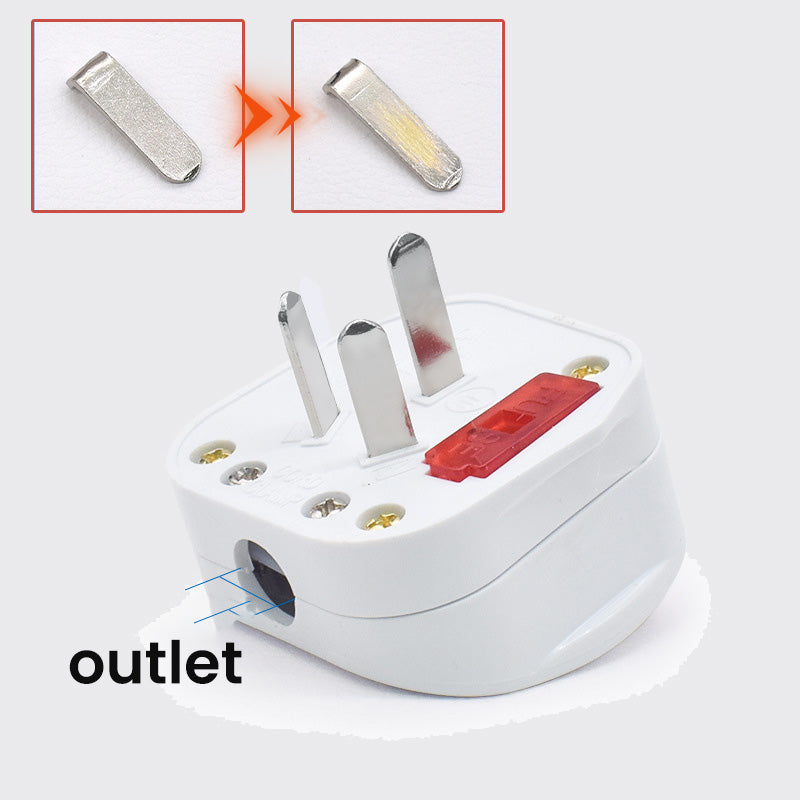 ✨AU 3 Pin 250V AC Stecker mit Schalter und Sicherung