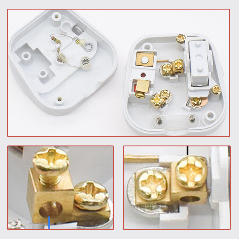 ✨AU 3 Pin 250V AC Stecker mit Schalter und Sicherung