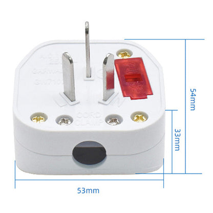 ✨AU 3 Pin 250V AC Stecker mit Schalter und Sicherung