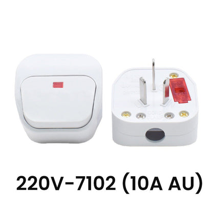 ✨AU 3 Pin 250V AC Stecker mit Schalter und Sicherung