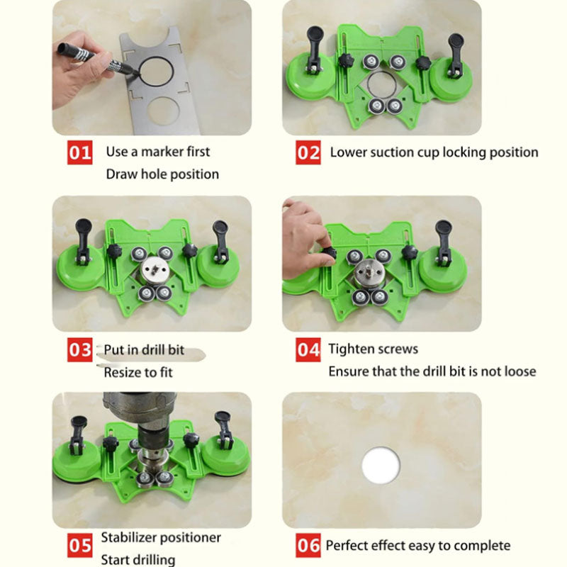 🪛✨Weihnachtsverkauf-40% OFF🎅Bohrer-Lochsägen-Führung