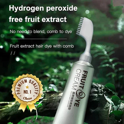 🎁 3 KAUFEN, 2 GRATIS! 🍓✨ Fruchtessenz-Haarfärbekamm – Sanft färbend und pflegend für glänzendes Haar 💇‍♀️🌟