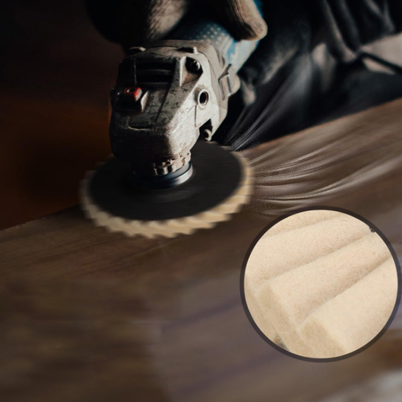 🔥Kaufen Sie 1 und erhalten Sie 1 gratis🔥Polierscheibe aus Wollfilz🛡️