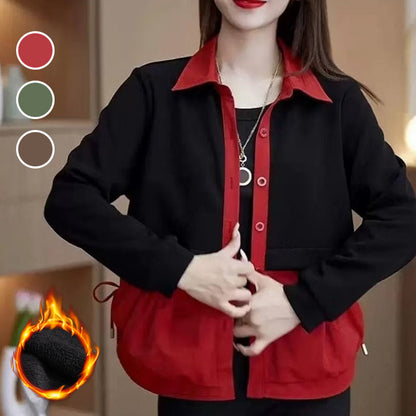 ❄️Winter-Specials❄️ Stilvolle warme Damenjacke mit Taschen